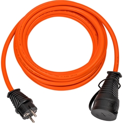Brennenstuhl BREMAXX® Verlängerungskabel (10m Kabel in orange, für den Einsatz im Außenbereich IP44, Stromkabel einsetzbar bis -35 °C, öl- und UV-beständig) Nr. 1161590