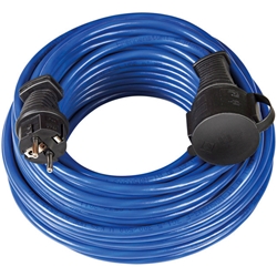 Brennenstuhl BREMAXX® Verlängerungskabel (10m Kabel in blau, für den kurzfristigen Einsatz im Außenbereich IP44, Stromkabel einsetzbar bis -35 °C, Öl- und UV-beständig) Nr. 1169810