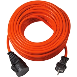 Brennenstuhl BREMAXX® Verlängerungskabel (40m Kabel in orange, für den kurzfristigen Einsatz im Außenbereich IP44, einsetzbar bis -35 °C, öl- und UV-beständig) Nr. 1169970