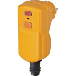 Brennenstuhl Personenschutz-Stecker BDI-S 2 30 IP55 (Personenschutzstecker mit FI-Schutzschalter für außen, zweipolige Abschaltung) Nr. 1290670