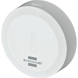 Brennenstuhl Zigbee Temperatur- und Feuchtigkeitssensor TFS CZ 01 (smartes Temperatur- und Feuchtigkeitsmessgerät, Benachrichtigung aufs Handy, smart home, intelligente Szenen, kostenlose App) Nr. 1293920