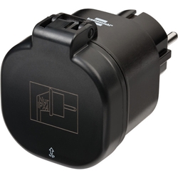 Brennenstuhl Connect WLAN Steckdose WA 3000 XS02 für außen IP44 (WiFi Steckdose Outdoor 2.4 GHz kompatibel mit Alexa und Google Assistant, smarte Steckdose mit Zeitschaltuhr, kostenlose App) Nr. 1294860