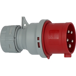 Brennenstuhl CEE-Stecker 400V/32A (für die Verwendung im Außenbereich IP44, schraubbare Anschlusstechnik, 5-polig) Nr. 1081050020