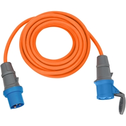 Brennenstuhl CEE 230V Camping-Verlängerungskabel 10m (H07RN-F 3G2.5 Kabel in der Signalfarbe orange, Camping-Stromkabel für den ständigen Einsatz im Außenbereich IP44, Made in Germany) Nr. 1167650610
