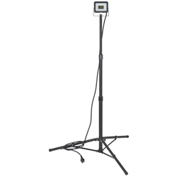 Brennenstuhl LED Stativstrahler JARO 3060 T (20W, 2300lm, 6500K, IP65, LED Arbeitsstrahler mit Stativ und 3m Kabel) Nr. 1171250244