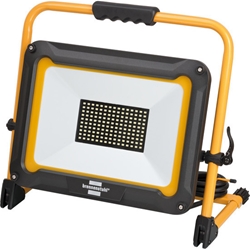 Brennenstuhl LED Baustrahler JARO 9050 M (100W, 10000lm, 6500K, IP65, LED Arbeitsstrahler mit Schnellspannverschluss und 5m Kabel) Nr. 1171250925