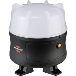 Brennenstuhl Mobiler 360° LED Akku Strahler / LED Baustrahler 30W (Arbeitsleuchte 3000lm, mit Li-lon Akku, max. Leuchtdauer 12h, LED Bauscheinwerfer für außen, IP54) Nr. 1171410301