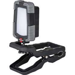 Brennenstuhl klemmbarer LED Arbeitsstrahler CL 1050 MA (10W, 950lm, IP65, Akku LED Arbeitsleuchte mit Neigungswinkel, USB, Powerbank, Engineered in Germany) Nr. 1173070010