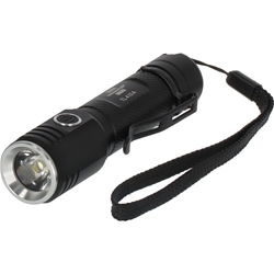 Brennenstuhl Akku Taschenlampe LED LuxPremium TL 410 A/Handlampe mit heller Osram-LED (400lm, bis zu 29h Leuchtdauer, 131m Leuchtweite, fremdkörper- und spritzwassergeschützt IP44) Nr. 1173750005