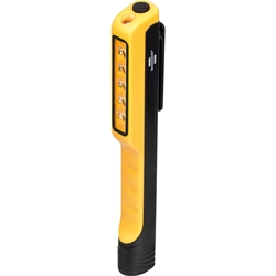 Brennenstuhl LED Clipleuchte HL 100 (Batteriebetriebene Inspektionsleuchte mit Clip und Magnet, Werkstattlampe mit 107 + 10 lm, Stiftleuchte mit max. 20h Leuchtdauer) Nr. 1175990010