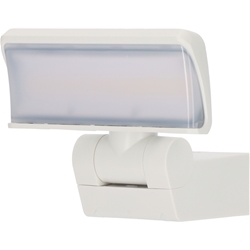 Brennenstuhl LED Strahler WS 2050 W / LED Außenstrahler 20W (1680lm, IP44, 3000K, warmweiße Lichtfarbe, Strahlerkopf horizontal und vertikal schwenkbar) weiß Nr. 1178080200