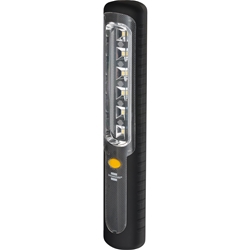 Brennenstuhl Akku LED Handleuchte HL 300 AD / Dynamo Taschenlampe mit Akku und USB Kabel (300lm, Akku Arbeitsleuchte mit bis zu 9h Leuchtdauer, integrierterr Haken und Magnet) Nr. 1178590100