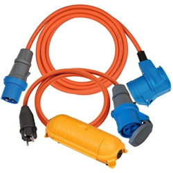 griffbereit24 - Brennenstuhl Camping Adapter-Set / CEE-Adapterleitung 1,5m, CEE  230V Verlängerungskabel 3m, Safe-Box BIG IP44 (ideales Camping-Zubehör für  jeden Camping-Urlaub, IP44) Nr. 1509900015