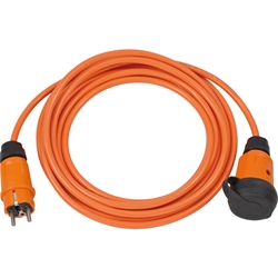 Brennenstuhl professionalLINE Verlängerungskabel VQ 1110 IP44 (5m Kabel H07BQ-F 3G1.5 in orange, Baustelleneinsatz und ständiger Einsatz im Freien, BGI 608, Made in Germany) Nr. 9161050200