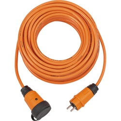 Brennenstuhl professionalLINE Verlängerungskabel VQ 1200 IP44 (10m Kabel in orange H07BQ-F 3G2.5, Baustelleneinsatz und ständiger Einsatz im Freien, BGI 608, Made in Germany) Nr. 9162100200