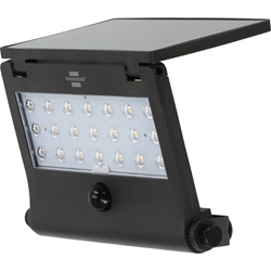 Brennenstuhl Solar LED Strahler SOL 1000 Pad / LED Wandleuchte für außen mit Bewegungsmelder (Solarlampe IP65, 1000lm, 4 verschiedene Licht Modi, Dämmerungssensor, inkl. Akku) Nr. 1173740003