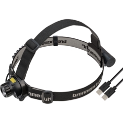 Brennenstuhl LuxPremium LED Akku Sensor Kopflampe SL 401 AF / Wiederaufladbare Stirnlampe mit Sensor (Stirnlampe USB C mit Rotlicht für außen IP44, mit OSRAM-LED, 400lm, bis zu 50h Leuchtdauer) Nr. 1177310010