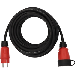 Brennenstuhl Professional Verlängerungskabel VN 1100 (10m Kabel H07RN-F 3G1.5 in schwarz, Baustelleneinsatz und ständiger Einsatz im Freien IP44, Made in Germany) Nr. 9161100110