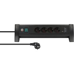 Brennenstuhl Premium Office-Line Steckdosenleiste 4-fach schwarz mit USB C PD 30W und USB A 18W, 1,8m H05VV-F3G1,5 Nr. 1156250544