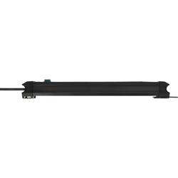 Brennenstuhl Premium-Line Steckdosenleiste 6-fach mit USB C PD 30W und USB A 18W schwarz 3m H05VV-F 3G1,5 Nr. 1951160608