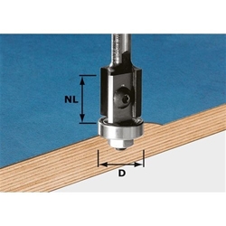Festool Bündigfräser-Wendeplatten HW S8 D19/20WM Z2 Nr. 491082