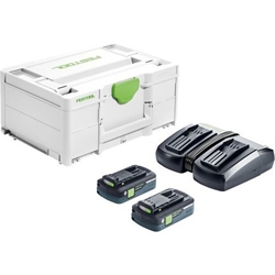 Festool Energie-Set SYS 18V 2x4,0/TCL 6 DUO Nr. 577109