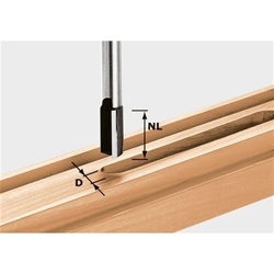 Festool Nutfräser HW S12 D22/45 Nr. 491094
