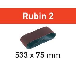 Festool Schleifband L533X 75-P60 RU2/10 Rubin 2 (Pack a 10 Stück) Nr. 499156