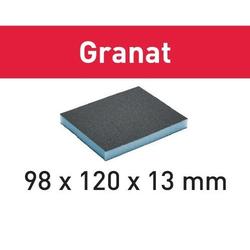 Festool Schleifschwamm 98x120x13 220 GR/6 Granat (Pack a 6 Stück) Nr. 201114
