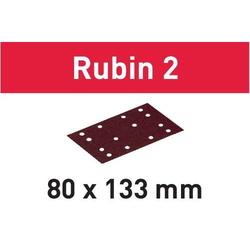 Festool Schleifstreifen STF 80X133 P40 RU2/50 Rubin 2 (Pack a 50 Stück) Nr. 499046