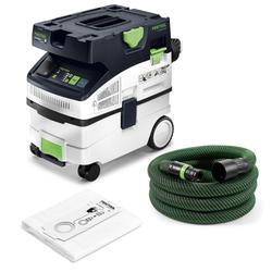 Festool Absaugmobil CLEANTEC CTM MIDI I, inkl. Hauptfilter, SELFCLEAN Filtersack SC-FIS-CT, Saugschlauch glatt Ø 27/32x3,5m-AS/CTR Nr. 578301