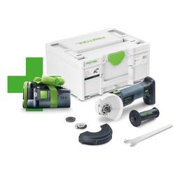 Festool Akku-Winkelschleifer AGC 18-125 EB-Basic-5,0, inkl. Akkupack BP 18 Li 5,0 ASI, Trennaufsatz TSA-AGC 18-125, Schutzhaube SH-AGC 18, Zusatzhandgriff VIBRASTOP, Schnellspannmutter QRN-AGC 18, Flansch BF-AGC 18, Stirnlochschlüssel KF-AGC 18, Systainer SYS3 M 187 Nr. 578602