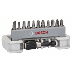 Bosch 11-tlg. Schrauberbit-Set inklusive Bithalter, PH, PZ, T, S, 25mm Nr. 2608522130