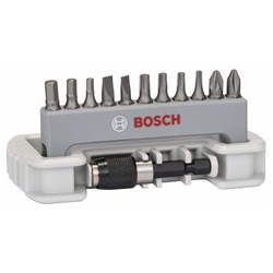 Bosch 11-tlg. Schrauberbit-Set inklusive Bithalter, PH, PZ, T, S, HEX, 25mm Nr. 2608522131