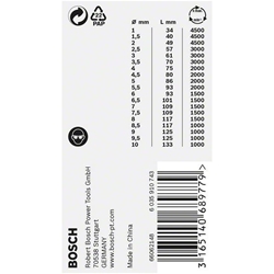 Bosch 19-tlg. HSS-G ProBox-Set, 135°, 1-10mm, für Bohrmaschinen/Schrauber Nr. 2608587013