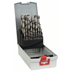 Bosch 25-tlg. HSS-G ProBox-Set, 135°, 1-13mm, für Bohrmaschinen/Schrauber Nr. 2608587017