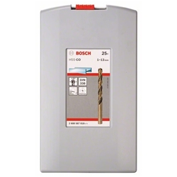 Bosch 25-tlg. ProBox-Set HSS-Co, DIN 338, 1-13mm, für Bohrmaschinen/Schrauber Nr. 2608587018