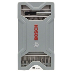 Bosch 25-tlg. Schrauberbit-Set, PH/PZ/T Nr. 2607017037