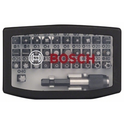 Bosch 32-tlg. Schrauberbit-Set, PH, PZ, H, T, für Bohrmaschinen/Schrauber Nr. 2607017319