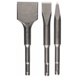 Bosch 3-tlg. Kurzmeißelset, SDS plus, 0/20/40mm Nr. 2608690180