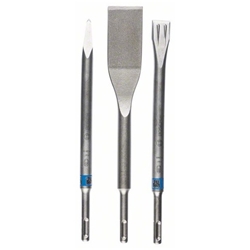 Bosch 3-tlg. Meißelset, SDS plus, 0/20/40mm Nr. 2607019159