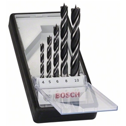 Bosch 5-tlg. Holzspiralbohrer-Set, Robust Line, 4-10mm Nr. 2607010527