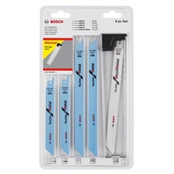 Bosch 6-tlg. Säbelsägeblatt-Set, Wood and Metal Nr. 2607010906
