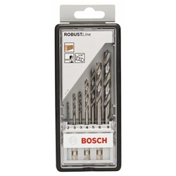 Bosch 7-tlg. Holzspiralbohrer-Set, Robust Line, Sechskantschaft, 2-8mm Nr. 2607019923