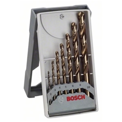 Bosch 7-tlg. Metallbohrer-Set Mini-X-Line HSS-Co, 135°, 2-10mm Nr. 2608589296