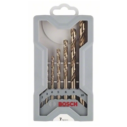 Bosch 7-tlg. Metallbohrer-Set Mini-X-Line HSS-Co, 135°, 2-10mm Nr. 2608589296