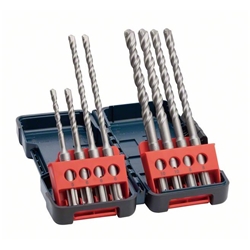 Bosch 8-tlg. Hammerbohrerset SDS plus-3, Tough Box, 5-10mm, für Bohrhämmer Nr. 2607019903