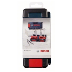 Bosch 8-tlg. Hammerbohrerset SDS plus-3, Tough Box, 5-10mm, für Bohrhämmer Nr. 2607019903