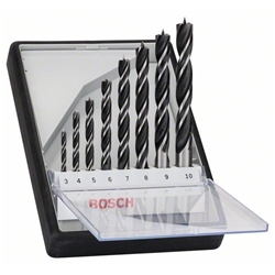 Bosch 8-tlg. Holzspiralbohrer-Set, Robust Line, 3-10mm Nr. 2607010533