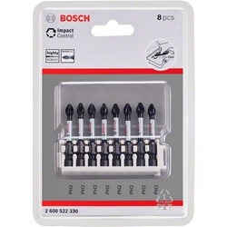 Bosch 8-tlg. Impact Control Power Bit Pack, 8xPH2 Nr. 2608522330